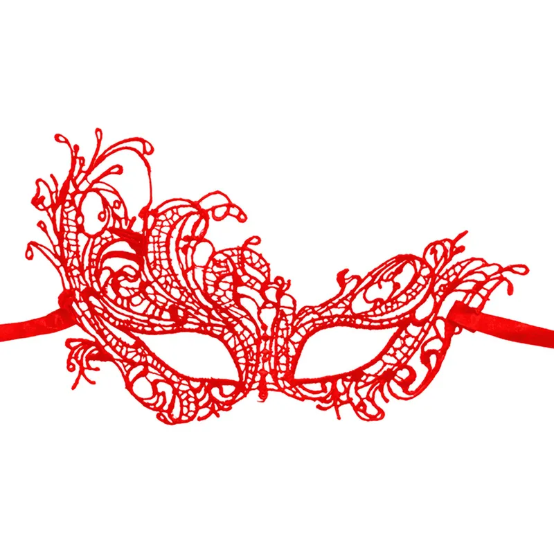 Röd Ögonmask i Spets – One size