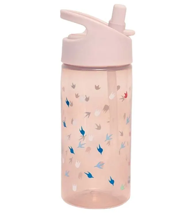 Petit Monkey Vattenflaska - Dino Fotspår - 380 ml - Sand