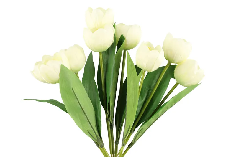 Konstgjord växt - Tulpanbukett 41 cm - Gammelrosa