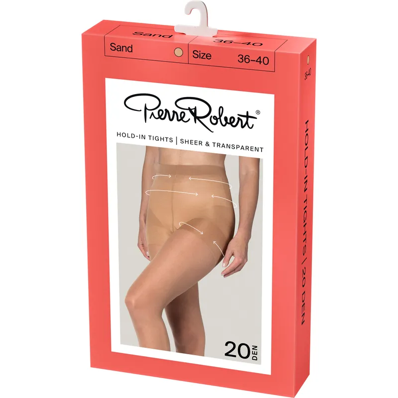 Pierre Robert Strumpbyxor Hold-In Tights 20 Sand polyamid Strl 36/40 Dam