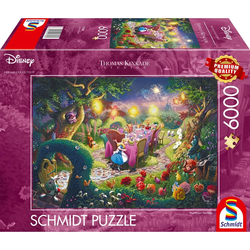 Schmidt Pussel – Disney: Hattmakarens Te party 6000 bitar