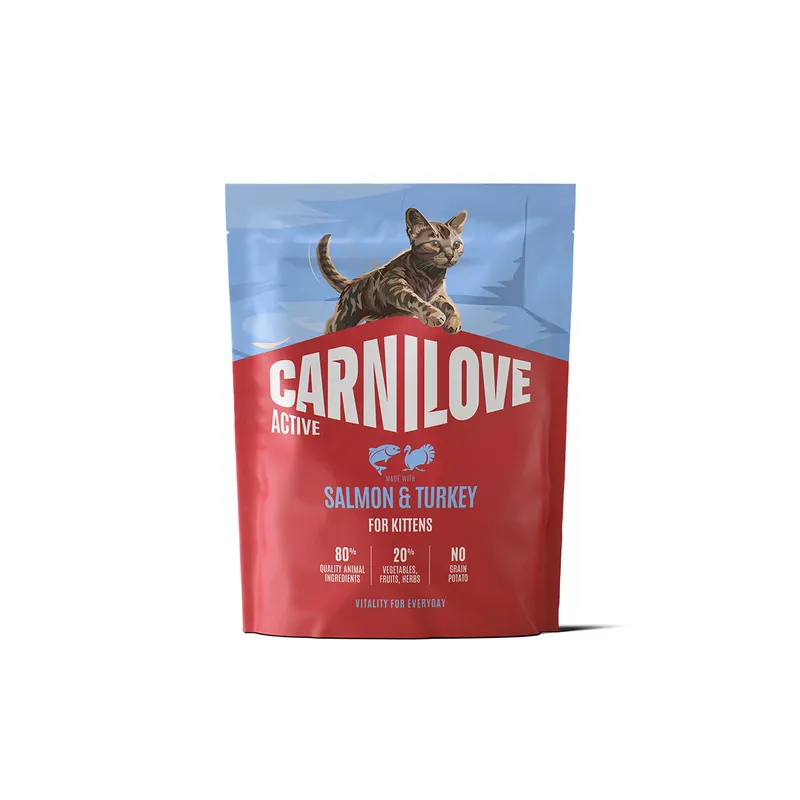 Carnilove Kitten Active Salmon & Turkey Torrfoder till Kattunge (#1474)