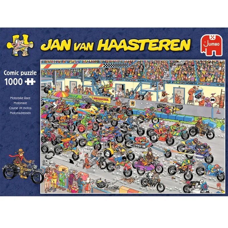 Pussel – Motorcykelracet 1000 bitar