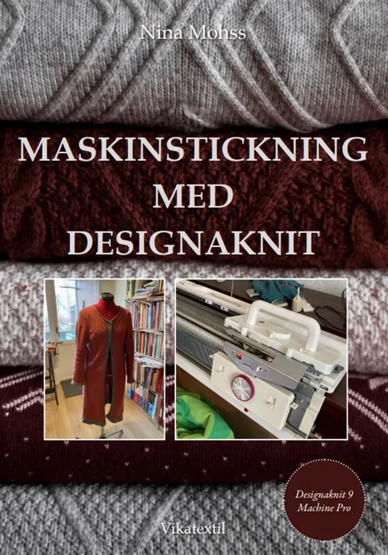 Maskinstickning med DesignaKnit, E-bok