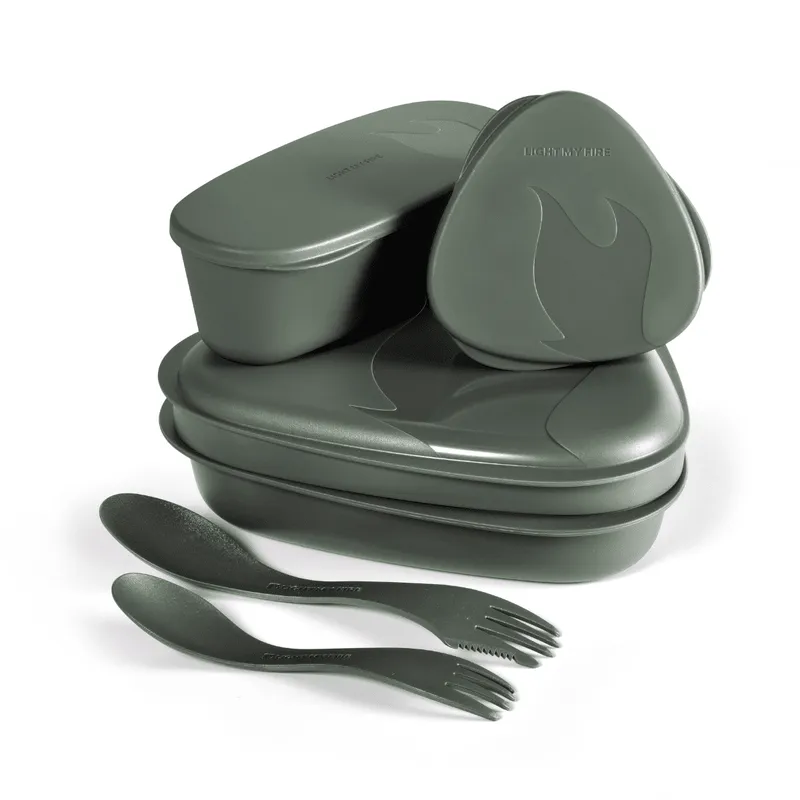 Light my fire LunchKit 2.0 matlådeset, sage green