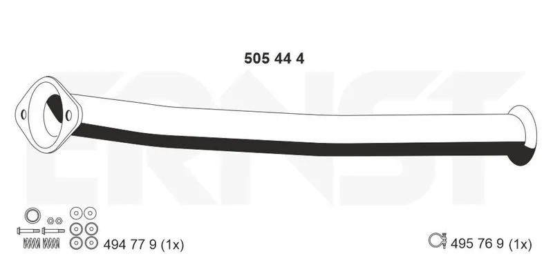 Avgasrör ERNST 505444