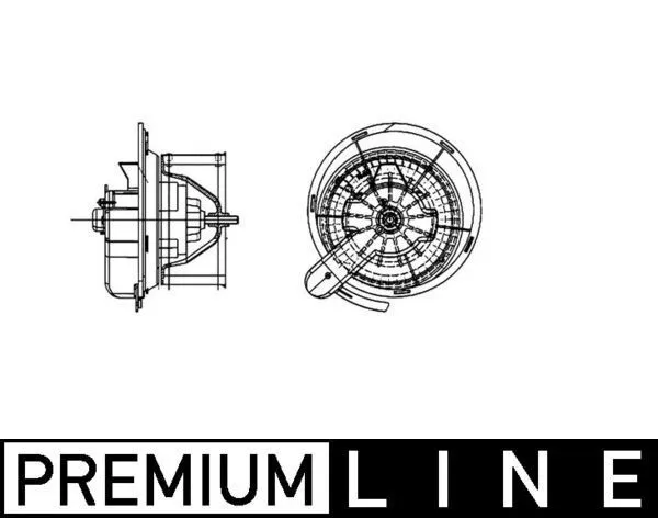 Kupéfläkt MAHLE AB 26 000P