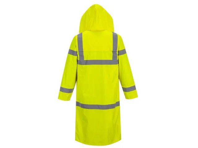Varselregnrock Hi-Vis 122cm gul kl3 5XL