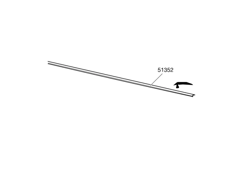 Thule gummilist antihalk 1550 mm