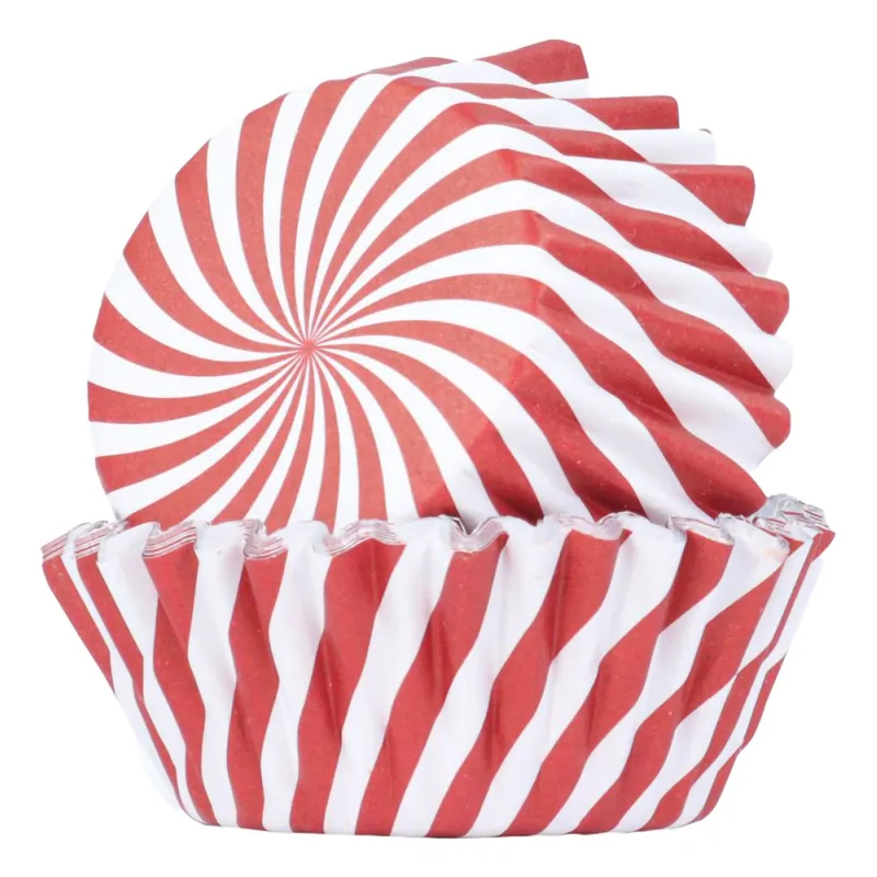 PME Muffinsformar med Folie Polkagris – 30-pack