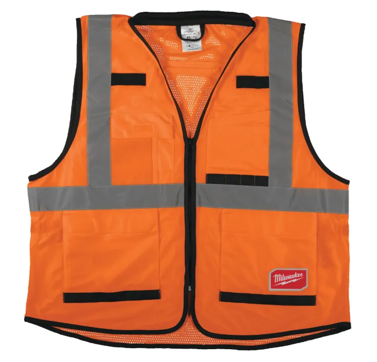 Milwaukee Hi Visible Premium Säkerhetsväst varsel, orange Varsel, Orange