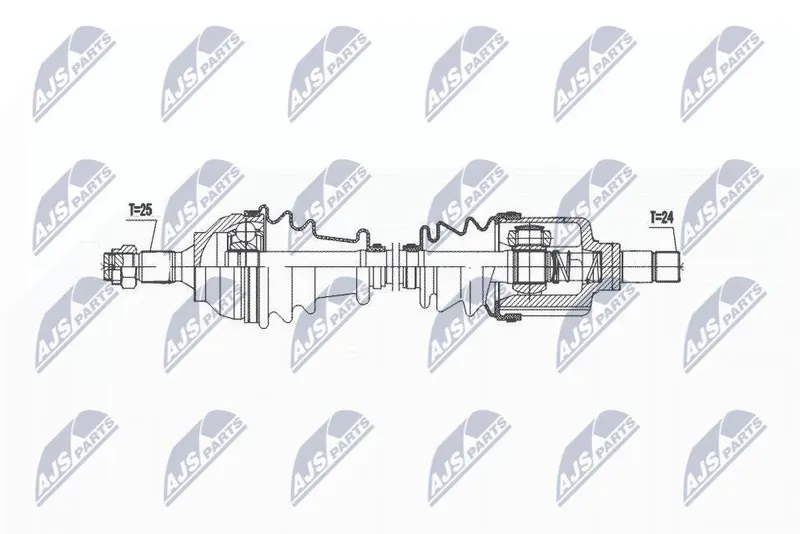 Drivaxel NTY NPW-CT-139