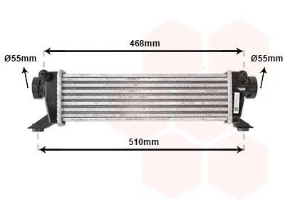 Intercooler VAN WEZEL 30004261