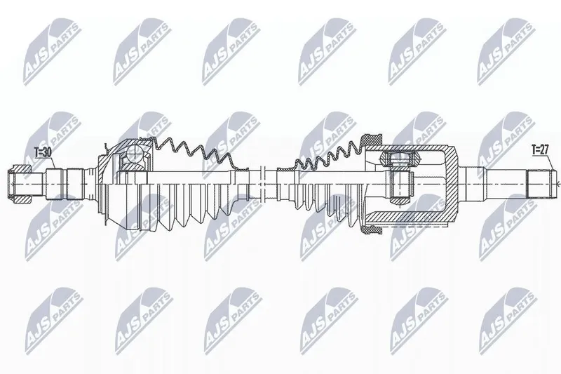 Drivaxel NTY NPW-DW-047