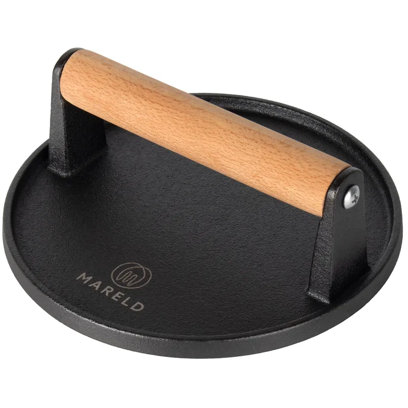 Mareld Hamburgerpress 17,5 cm, gjutjärn