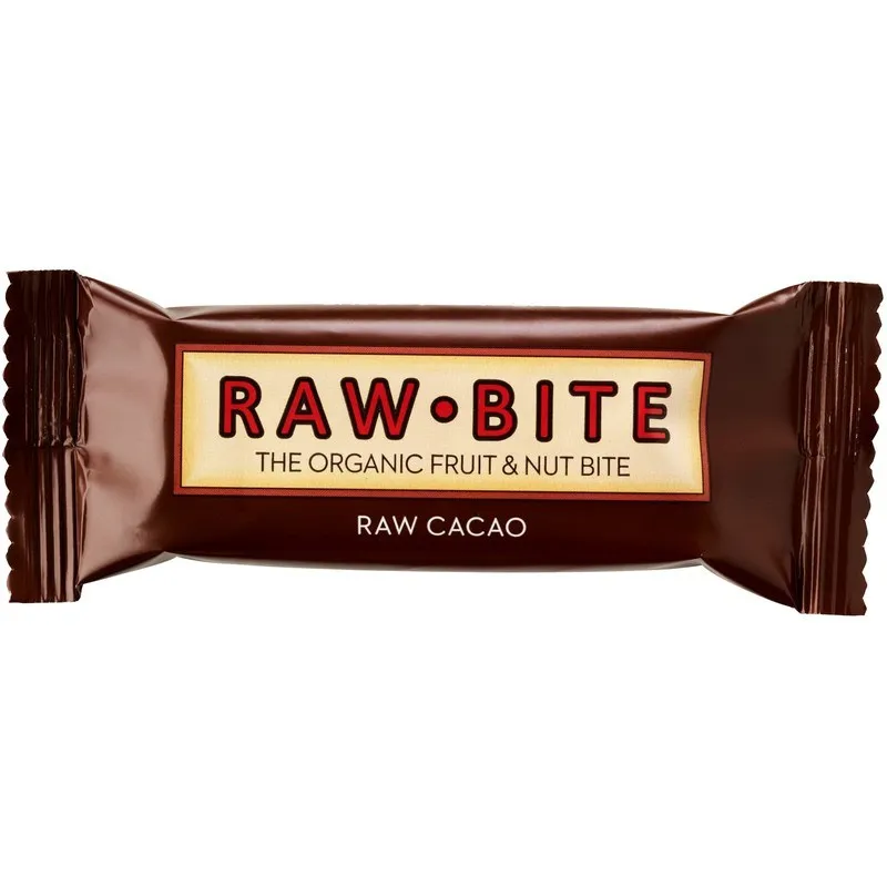 Rawbite Raw Frukt- & Nötbar Kakao 50 g