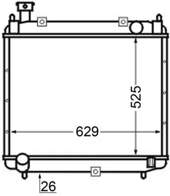 MAHLE CR 126 000S Kylare
