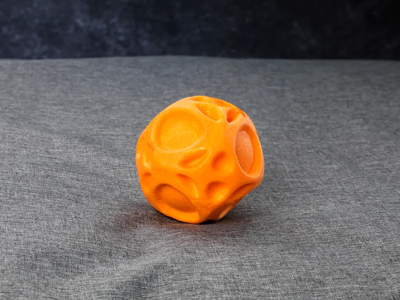 Dogman Hundleksak Ojämn TPR Skumboll Ellis Orange 7cm