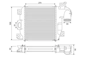 Intercooler VALEO 818321