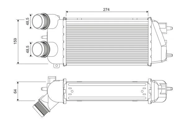 Intercooler VALEO 818371