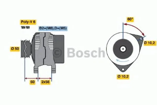 Generator BOSCH 0 986 046 230