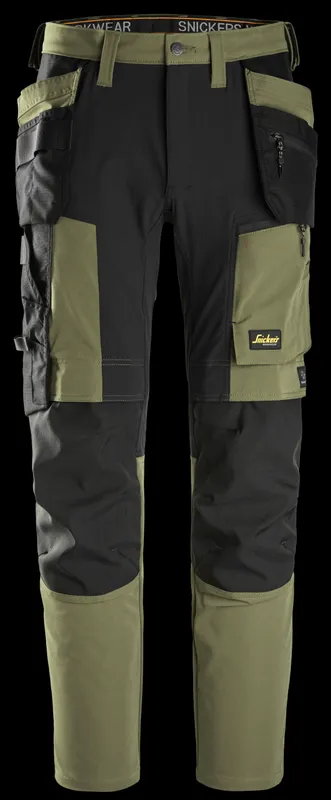 ARBETSBYXA STRETCH AW HF KHAKIGRÖN/SVART STL 152 | Beijerbygg Byggmaterial