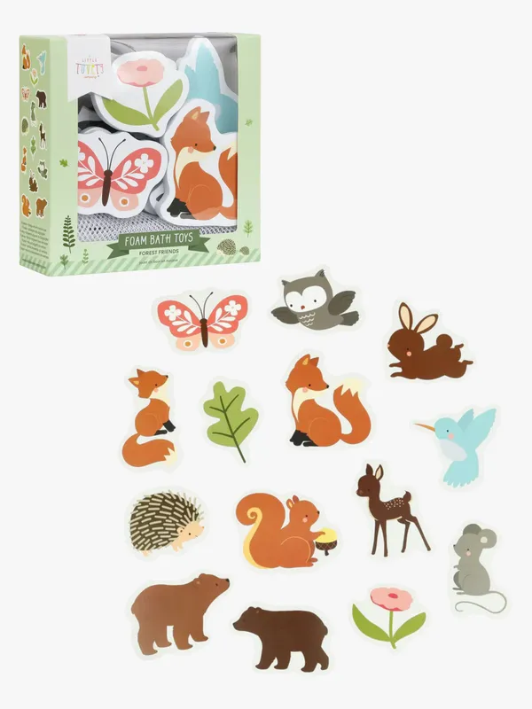 A Little Lovely Company Badleksaker – 14 st. – Forest Friends