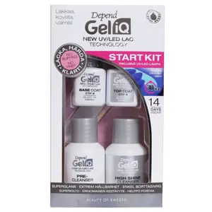 Depend Gel Manicure Essentials Set Start Kit, Less But Better & Bordeaux Lips