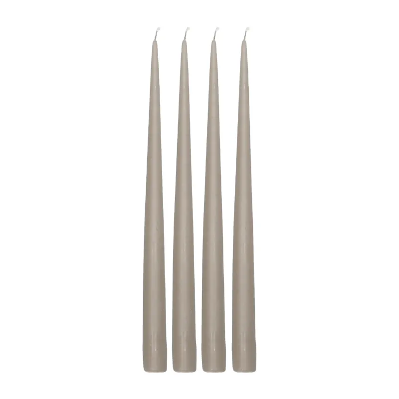 Scandi Essentials Atmosphere antikljus 4-pack 32 cm Taupe