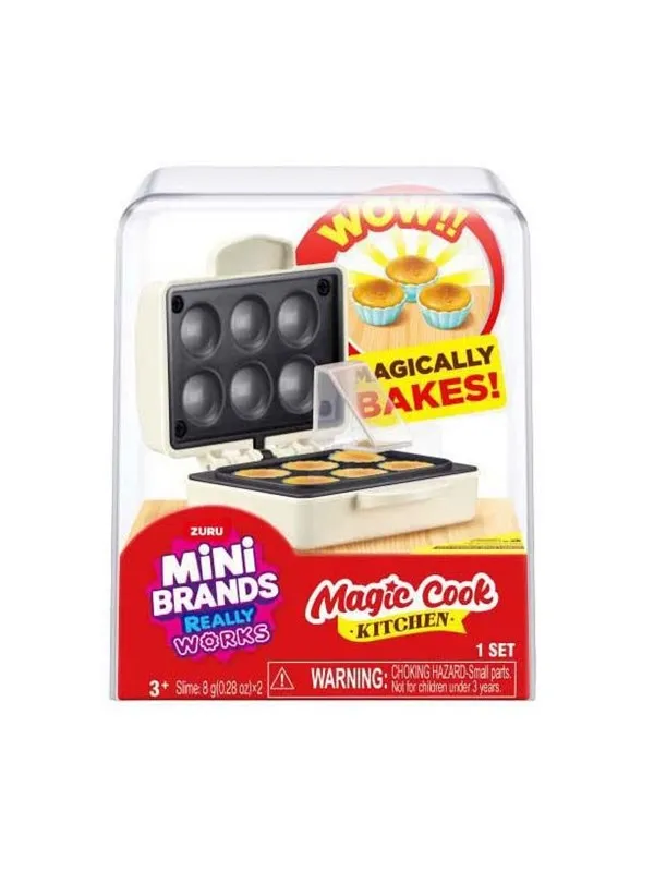 Mini Brands Magic Cook Kitchen Beige Muffinjärn - Mini Brands - Leksaksaffären