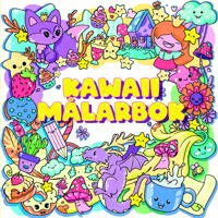Kawaii målarbok