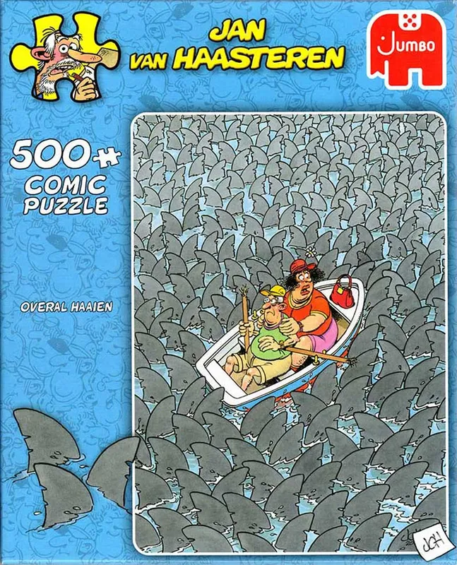 Jan Van Haasteren Pussel – Hajar för fullt! 500 bitar