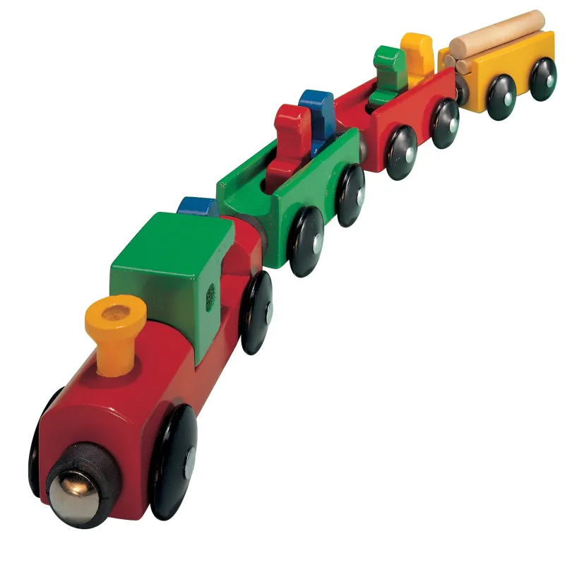 Micki tågset passagerartåg trä