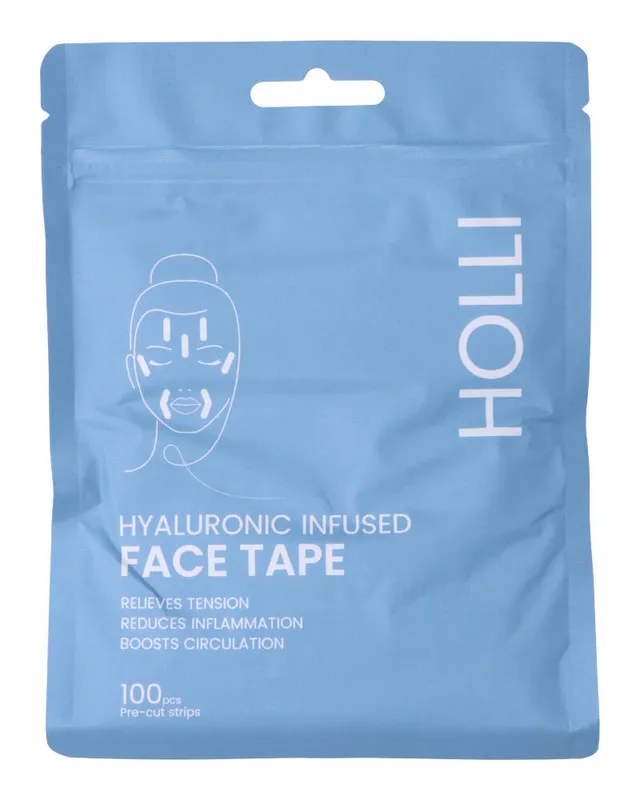 HOLLI Hyaluronic Infused Face Tape Kit 100 st
