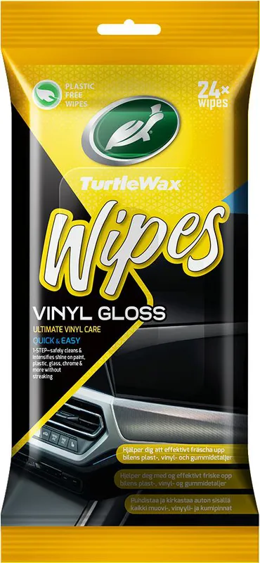 Turtle Wax Vinyl Gloss Flatpack - Wipes 24 st