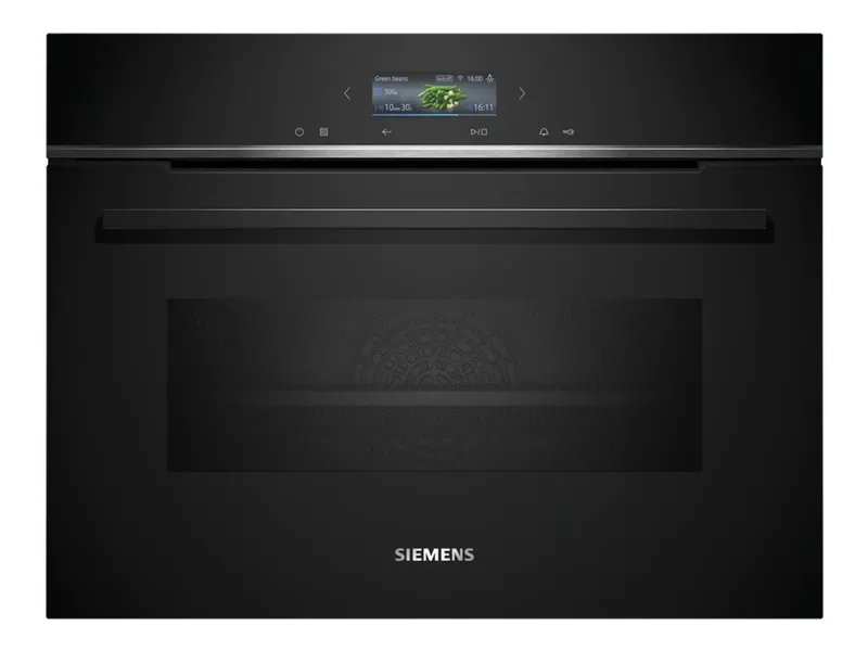 Siemens iQ700 CM724G1B1 kombimikro 45 L, inbyggd, svart