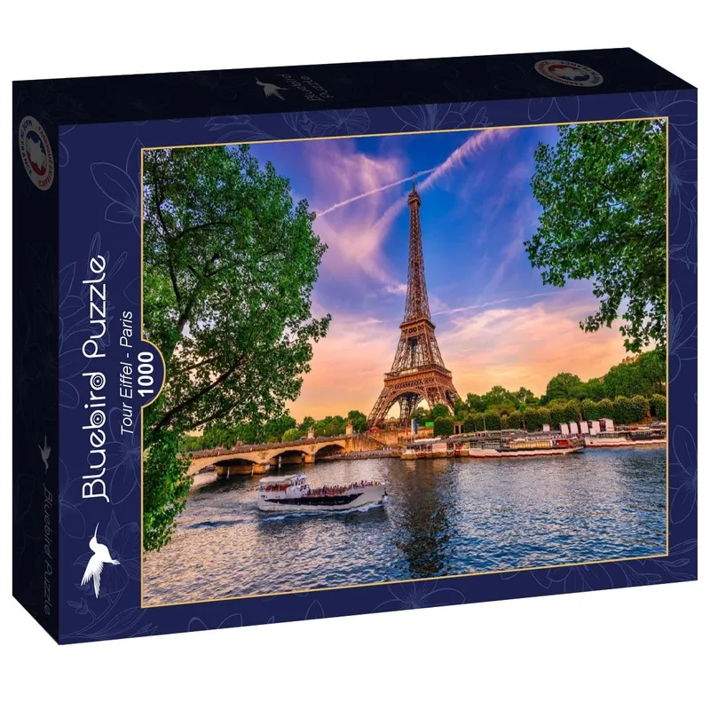Bluebird Pussel - Eiffeltornet i Paris 1000 bitar
