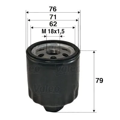 Oljefilter VALEO 586072