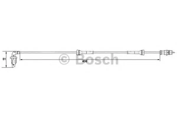 ABS-givare BOSCH 0 265 007 583