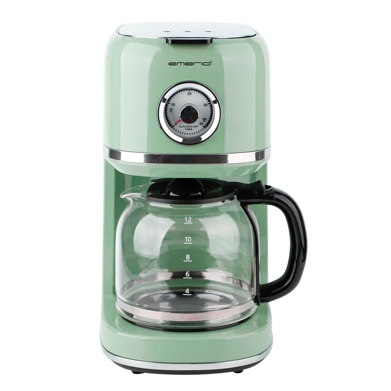 Emerio Retro kaffebryggare 1,5 liter, grön