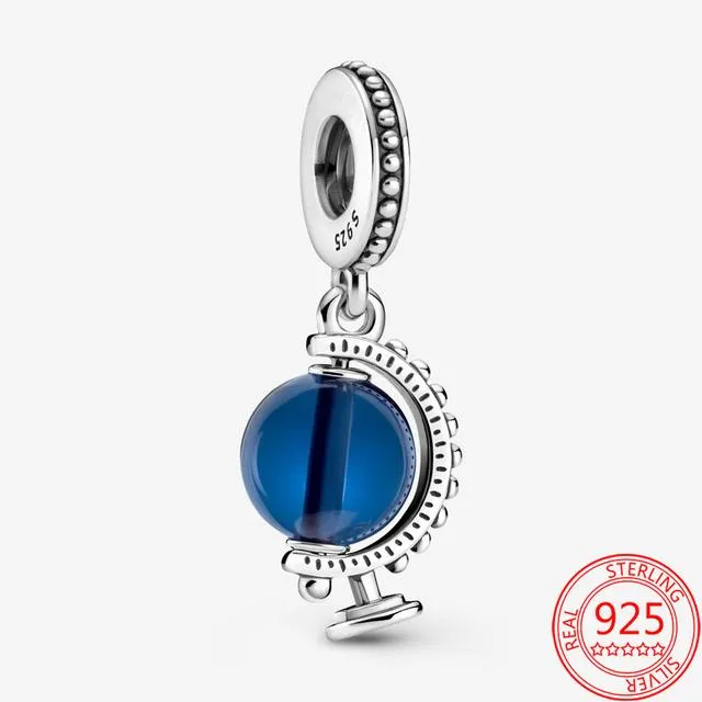 Nyhet 925 Sterlingsølv Liten Gul And Rosa Luftballong Anheng Passer Mote Armbånd Halskjede Smykker Gave Laging (#8985)