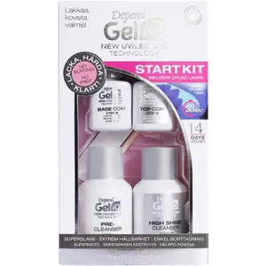 Depend Gel Manicure Essentials Set Start Kit, Less But Better & Bordeaux Lips