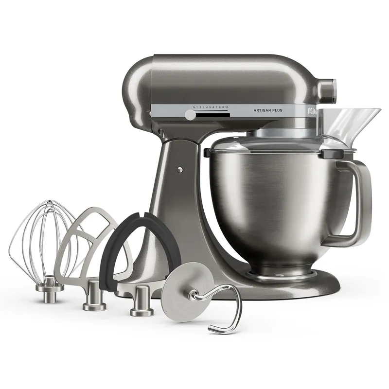Kitchenaid Artisan Plus köksmaskin 4,7 liter, medallion silver