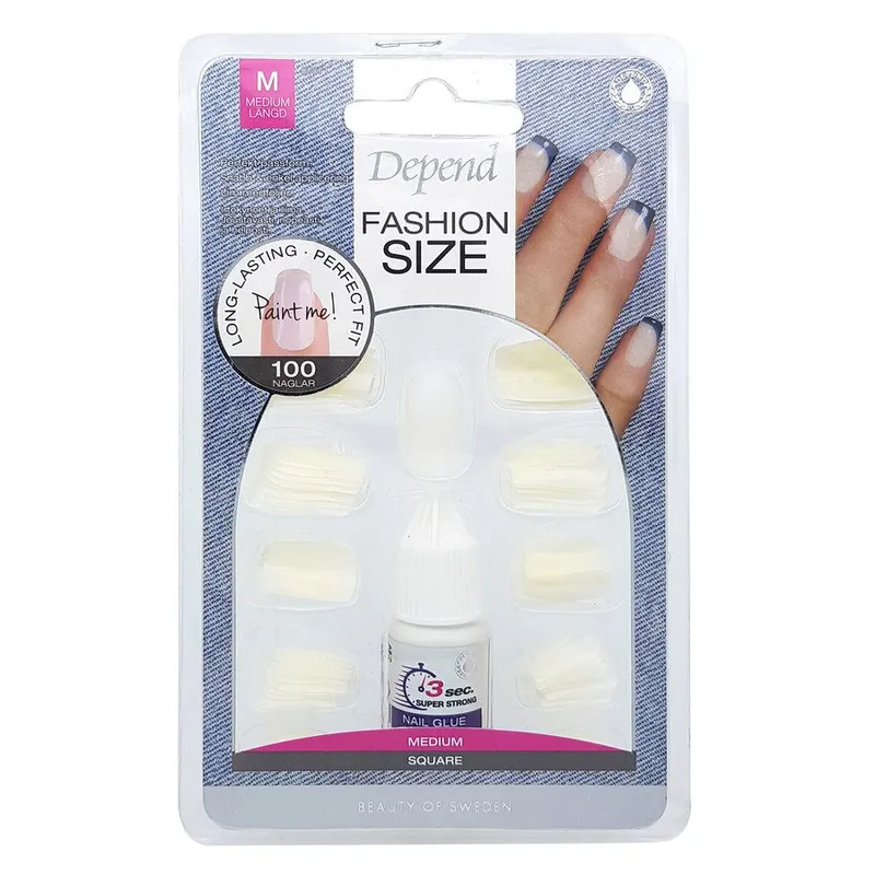 Depend Fashion Size 100pack Square Medium