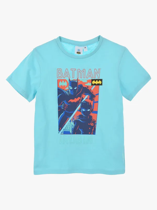 Batman T-shirt, Turkos, 10 år