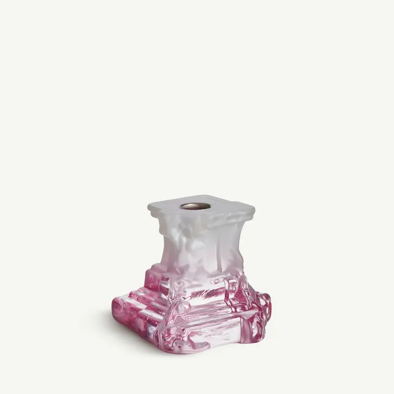 Kosta Boda - Rocky Baroque - Ljusstake spicy rose 9,5 cm Designer Hanna Hansdotter