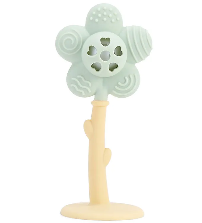 Tiny Tot Bitring - Flower - Sage/Gul