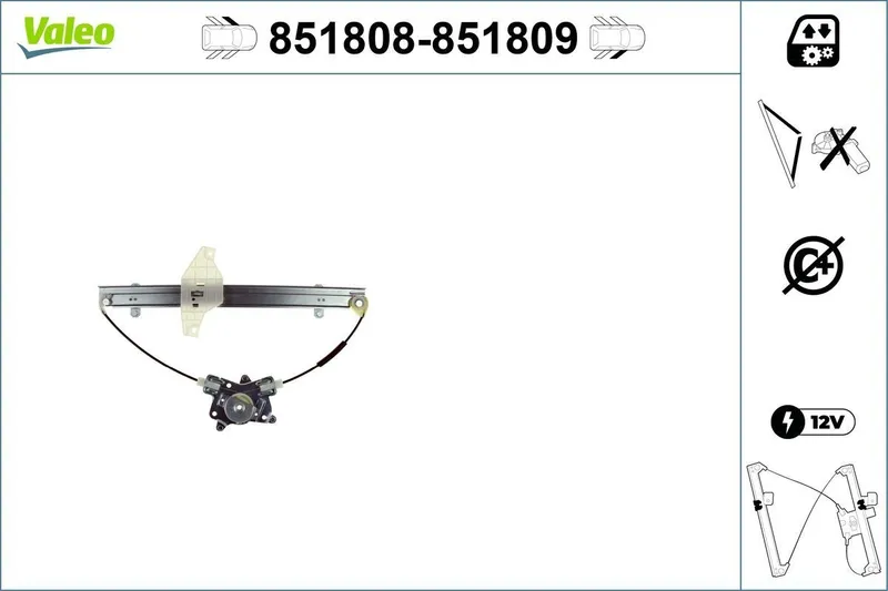 VALEO 851808 Fönsterhiss