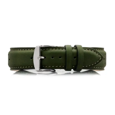 NEVADA Matt Cowhide, Nubuck lining, Green – 20 mm