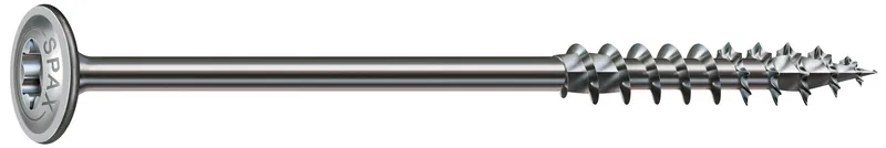 SPAX 0251010801005 Träskruv 8 mm, brickhuvud, wirox 8 x 100 mm, 50-pack